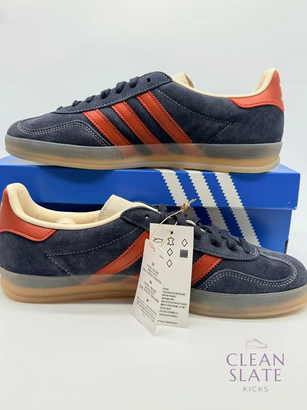 Adidas Gazelle Indoor Legend Ink/Ruby Men's 9.5